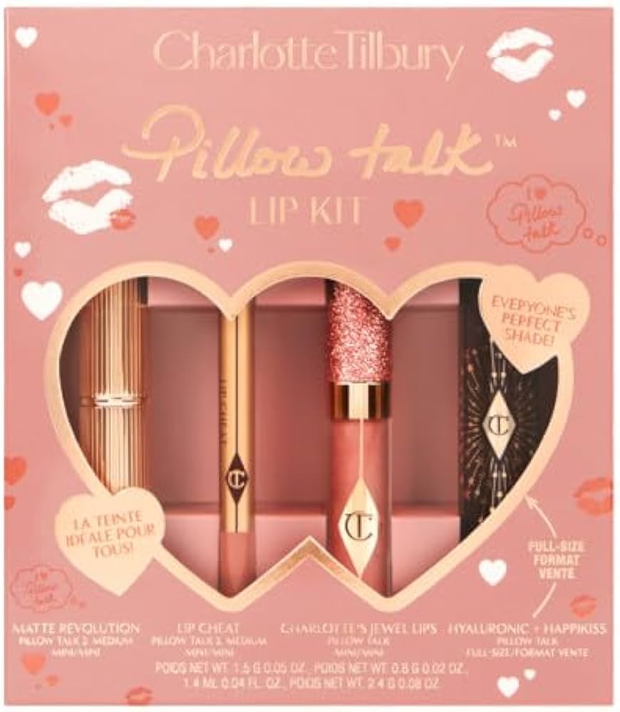 Charlotte Tilbury Pillow Talk Lip Wardrobe (Limited Edition Lip Kit)